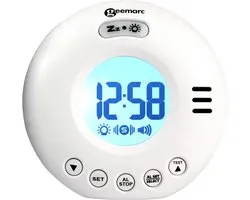 Geemarc Wake 'n' Shake Voyager reiswekker / WIT