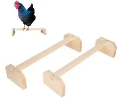 Perchoir en Bois Naturel pour Kips et Grands Vogels