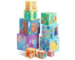 Djeco houten blokken Rainbow blocks