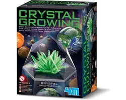 4M Wetenschap En Spel - Groei Kristallen - Ruimte - Crystal Growing - Groen - 10 Jaar