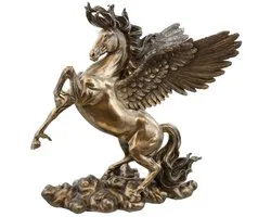 Veronese Design Statue/figurine - Pegasus cabré - (hxlxp) env. 28 cm x 25,5 cm x 15,5 cm