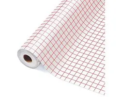 ImnBest Vinyl Transfer Film Plotter, 12 in x 500 cm with Clear Alignment Grid, Transfer Film Plotter for Stickers - ShopVlot