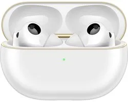 HUAWEI FreeBuds Pro 4 Wit – Dual Driver True Sound – Stabiele & Heldere Gesprekken tot 100 dBi Omgevingsgeluid – Intelligent Dynamic ANC – 33 Uur Luisterplezier op één Volledige Oplading – Naadloze Schakeling tussen iOS & Android Apparaten