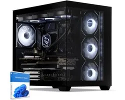 Sedatech Pro Gaming PC Waterkoeling Maxi Vision • Intel i7-12700KF 12x 3.6GHz • Geforce RTX4060Ti • 32Gb DDR5 • 2Tb SSD M.2 • WiFi • Bluetooth, USB C • Windows 11 • Desktop computer