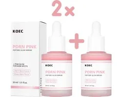 1+1 KOEC PDRN Pink Peptide Glow Serum 30ml - Soins coréens – Anti-âge – Hydratant & Raffermissant – Effet Glass Skin - K-Beauty - Coréen