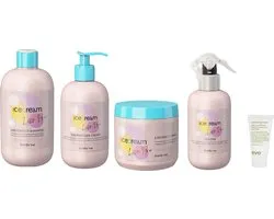 Inebrya - Ice Cream Liss Perfect Shampooing 300ML + Thermo Crème 150ML + Masque 500ML + Un 150ML ++ Evo Format Voyage Offert