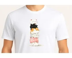 Cat Tower Aesthetic - T Shirt - Cute - Sarcastic - GoodVibes - Sarcasm - Funny - Gift - Cadeau - Sarcastisch - SarcastischeVibes - schattig - lief - feelgood - Cat - Kat