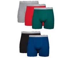 Hanes Underwear Boxer Briefs, Cool Dri Moisture-wicking Underwear, Cotton No-ride-up for Men, Multi-packs Available heren Boxerslips (5-Pack)