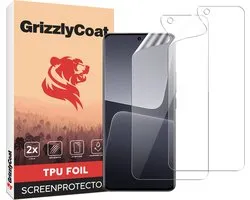 GrizzlyCoat Screenprotector geschikt voor Xiaomi 13 Pro Hydrogel TPU | GrizzlyCoat Screenprotector - Case Friendly + Installatie Frame (2-Pack)