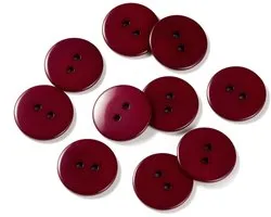 10pcs 20mm Resin Sewing Button, 2 Holes Round Craft Decorative Buttons for Jacket, Clothes Holiday Decoration DIY - ShopVlot