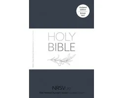 NRSVue Holy Bible, Navy Flexiback, Debossed Detail, Silver Ribbon Marker, British Text, NRSVue New Revised Standard Version Updated Edition, Flexiback, Personal size