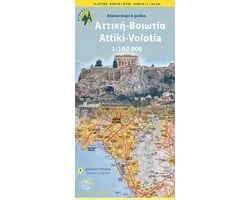 Attiki-Viotika 10 Wegenkaart Anavasi 1:100.000