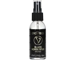 Erovibes Black Horse Stud Delay Spray – Vertragingsspray voor Mannen – Meer Controle – 50 ml
