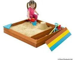 Store-it houten zandbak - Plum
