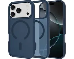 Just in Case hoesje geschikt voor iPhone 17 Pro Max - Compatibel met MagSafe - Military Grade Backcover - Blauw