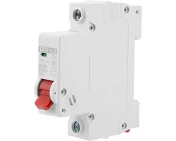 Dailygoods - Dailygoody - Schakelaar - Miniature - Lekkagebescherming - DC - Circuitonderbreker - DZ47-63Z-1P - 63A - Air Switch - Geschikt voor DC-systeme...