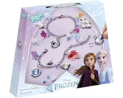 Disney Frozen Bedelarmbandjes maken - 2 stuks - Forest Charm Bracelets - Anna en Elsa - Speelgoed Kinderen - Knutselen - Voor meisjes - Ook voor kleuters - Vanaf 3 jaar - Totum