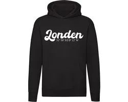Sweat à capuche London Coordinates | Londres | Angleterre | Vacances | Pull | Unisexe