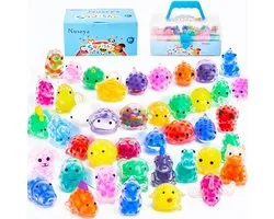 Mochi Squishy - 42x stuks - Fidget Speelgoed voor Kinderen - Stressverlichtende Mini Squishies met Schattige Dierontwerpen - Kinderfeestgunsten, Klaslootprijzen, Verjaardagsgeschenken voor kinderen