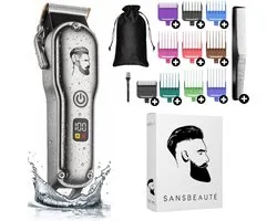 Professionele Draadloze Tondeuse - Tondeuse Mannen Hoofdhaar - Cheveux Haar - Haartrimmer - Kapper Haar Machine - Haartondeuse - Baard - Barber Set - Barbe Hair Clipper - Kapper Trimmer - Kappersset