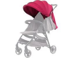 Housse de poussette Bébé Monstres Kuki Textile Bordeaux