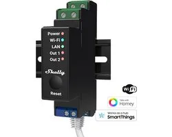 Shelly Shelly Pro 2 DIN-railrelais Bluetooth, WiFi Shelly