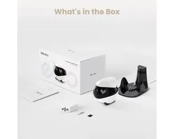 Enabot EBO Air 2 - Intelligente Volgrobot - 2K Ultra HD Camera - Speaker - Microfoon - Wit