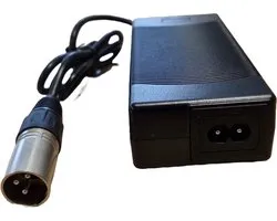 Chargeur Ebike XLR3 3 broches 36 volts chargeur 3 pôles 42 v 2a chargeur de batterie e-bike SSLC084V42