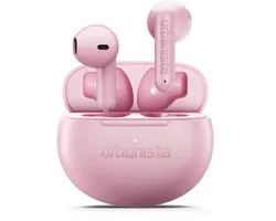 Urbanista Austin 2 Écouteurs Sans Fil – Bluetooth – Pour le Sport et l'Utilisation Quotidienne – 25h Temps de Lecture – IPX4 Résistant à l'Eau – Paramètres EQ3 – Rose