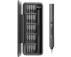 HOTO Electric Precision Screwdriver ADV – Elektrische precisieschroevendraaier ADV – 25 magnetische bits – LED-verlichting – 170 tpm – Oplaadbaar – Precisiegereedschap voor elektronica, telefoons en reparaties