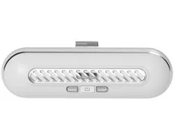 Purificateur d'air - Mini-rafraîchisseur d'air - Désodorisant à l'ozone - Réutilisable - Compact et portable - Trois vitesses de ventilateur réglables - Multifonctionnel - Adapté aux réfrigérateurs, meubles de cuisine et voitures - Blanc