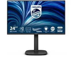 Philips 24B2U3301 - 24 inch Full HD Business Monitor - USB-C 90W - 120Hz - 5 jaar garantie