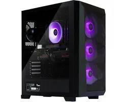 peta GamePC Breeze Qualité A - AMD Ryzen 5 5500 - 16 Go RAM 3200 GHz - SSD M.2 500 Go - Carte graphique Nvidia GeForce RTX 5060 8 Go - WiFi et Bluetooth - Windows 11 Pro