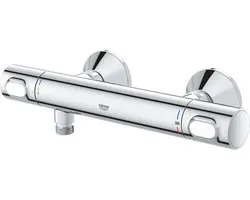 Mitigeur de douche thermostatique, chrome