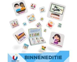 Smarfer - Magnetische pictogrammen voor weekplanner - 50 stuks - Planbord kind - Binneneditie