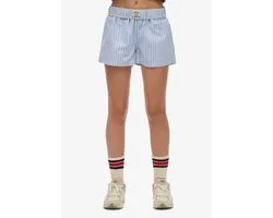 Cotton Stripe Elastic Short