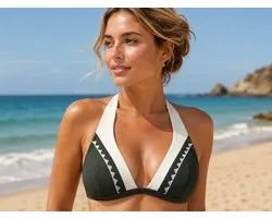 Marie Jo Swim Gina Bikini Top - Dark Olive - Maat 75B