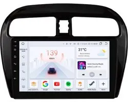 Autoradio met bluetooth - Carplay - Voor Mitsubishi Mirage / Space Star (2012-2018) - Geschikt voor Apple en Android - Stereo - Navigatie - Navigatiesysteem auto - 3GB 32GB
