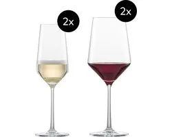 Zwiesel Glas Pure 4-delige Date Night Set - Wijn- en Champagneglazen