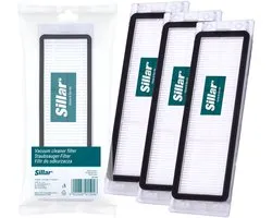 Sillar, set 3 stofzuigerfilter, HEPA, luchtfilter, geschikt voor robotstogzuiger Xiaomi Roborock E20 E25 E35 Lite C10 S5 S50, vervanging