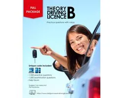 Full package driving licence B: theory and exercises