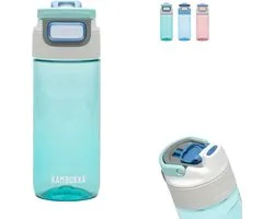 Kambukka Elton drinkfles 500ml - Ice Green met 3-in-1 deksel en makkelijke reiniging