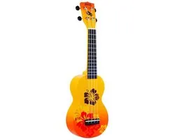 Série Designer Sop Uke - Hibiscus (Orange Burst)