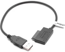 Slimline SATA II naar USB 2.0 Adapter Kabel voor Interne CD/DVD Drives