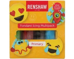 Renshaw Fondant Icing Multipack - Primary Colours - 5x100g