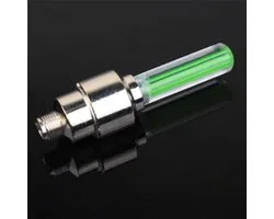 Firefly LED - Fietswielverlichting - Ventielbevestiging - Set van 2 - Groen