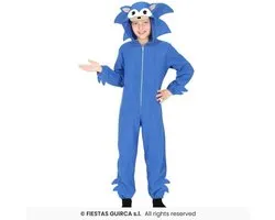 Fiestas Guirca - Blauwe jumpsuit Vos (3-4 jaar) - Carnavalskleding - Carnaval - carnavalskleding 2027 - Carnaval kostuum