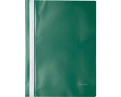 Pergamy snelhechtmap, ft A4, PP, pak van 25 stuks, groen