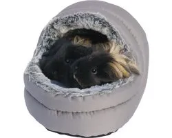 Lit double face Snuggles - Rongeur - Grijs - 24 x 23 x 21 cm