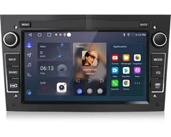 Junsun Android 15 Autoradio Geschikt Voor Opel Astra H Corsa C & D Agila Combo Antara Vectra Zafira Meriva, Draadloze CarPlay & Anfriod Auto, 7-inch zwart Touchscreen - Bluetooth, GPS-Navigatie - SWC & WiFi, FM & USB, Plug & Play, DSP, Quad-Core